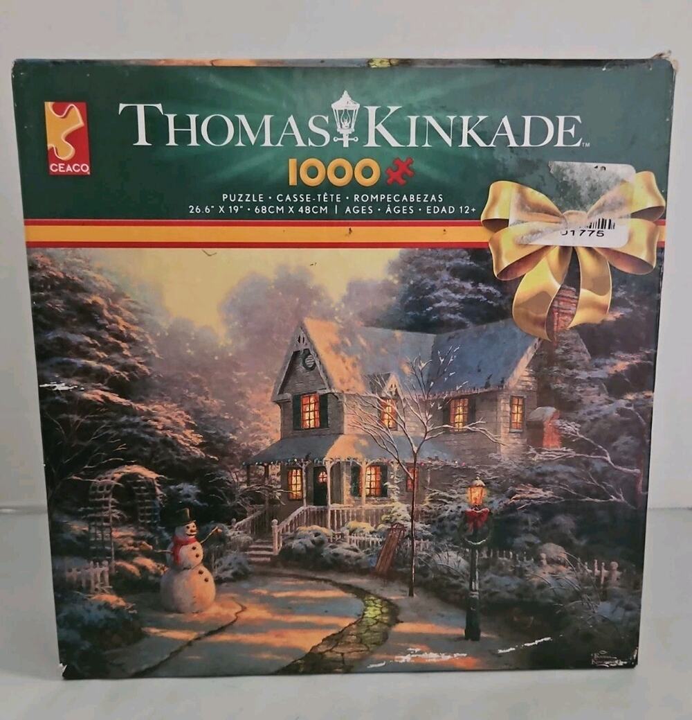 Thomas Kinkade The Night Before Christmas 1000 Pc Jigsaw Puzzle 41044 Ceaco